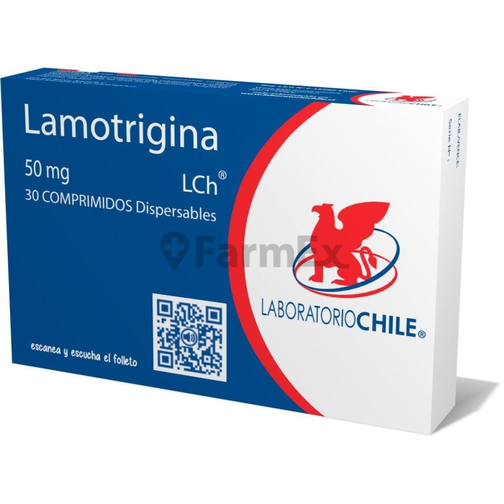 Lamotrigina 50 mg x 30 comp. CHILE